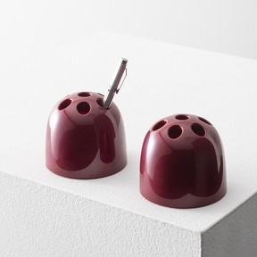 Dedalino Pencil Holder Ruby Red Collection by Danese Artemide Accessories
